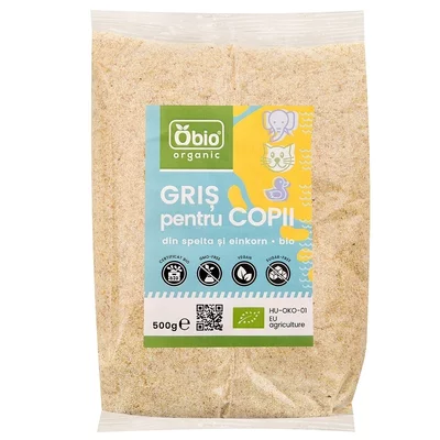 Gris pentru copii bio 500g PROMO
