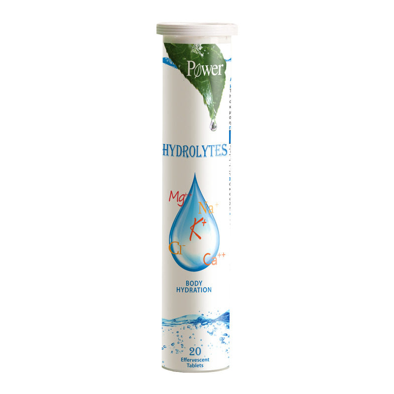 Hydrolytes cu stevie, 20 tablete efervescente, power of nature