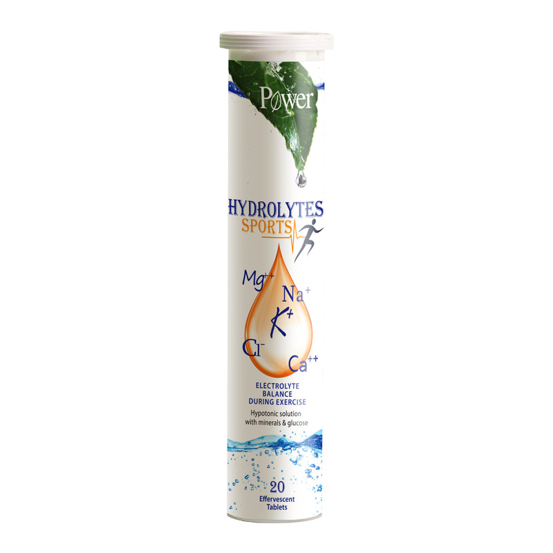 Hydrolytes sports cu stevie, 20 tablete efervescente, power of nature