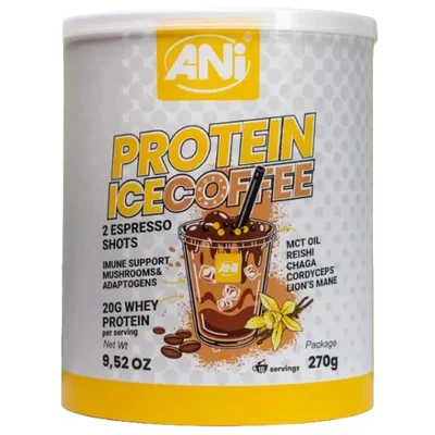 Ice coffee proteic instant cu vanilie 270g ANi