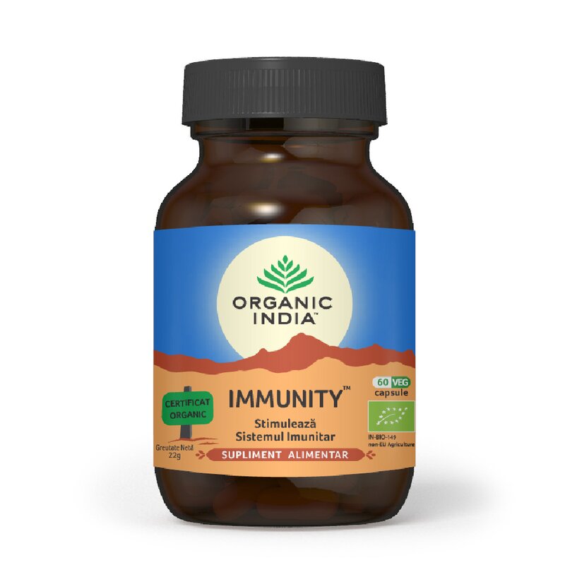 Immunity - Imunomodulator Natural, eco, 60 CPS VEG, Organic India