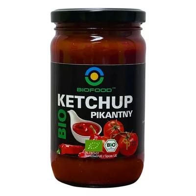 Ketchup picant bio 350g Biofood PRET REDUS