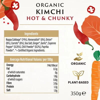Kimchi picant bio 350g Biona