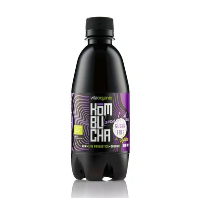 Kombucha cu lavanda indulcita cu stevia bio 330ml Vita Organic PRET REDUS