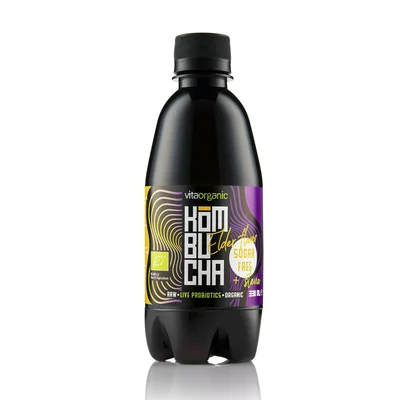 Kombucha cu soc indulcita cu stevia bio 330ml Vita Organic PRET REDUS