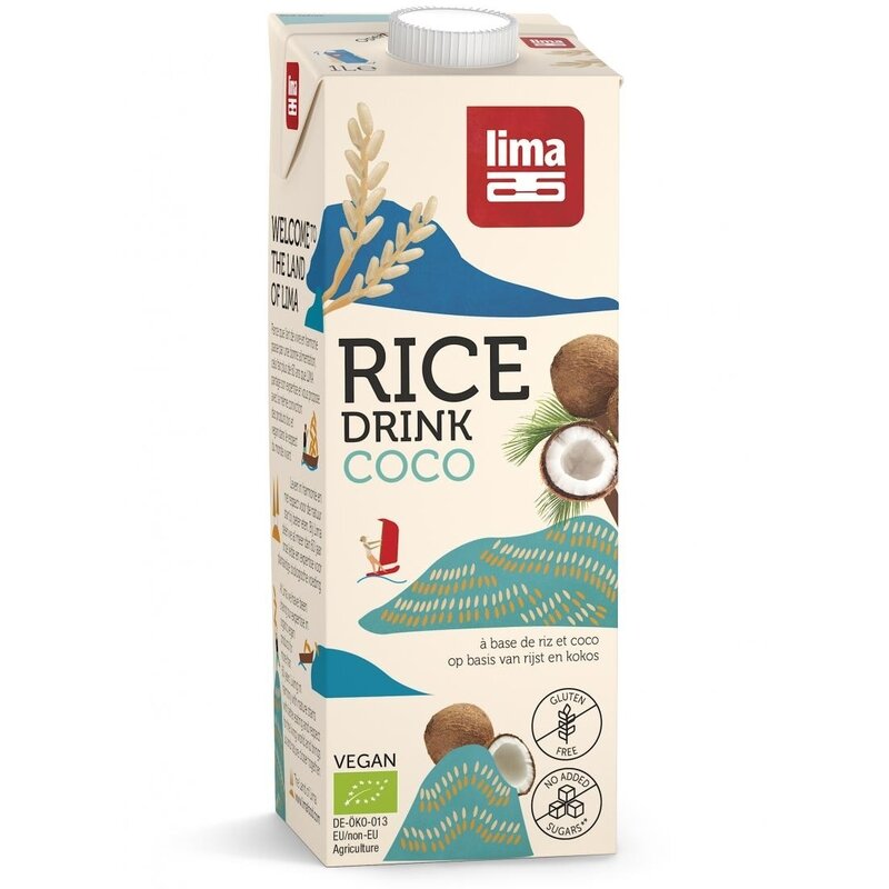 Bautura de orez cu cocos bio 1l lima