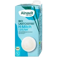 Lapte partial degresat UHT fara lactoza bio, 1L Alnavit