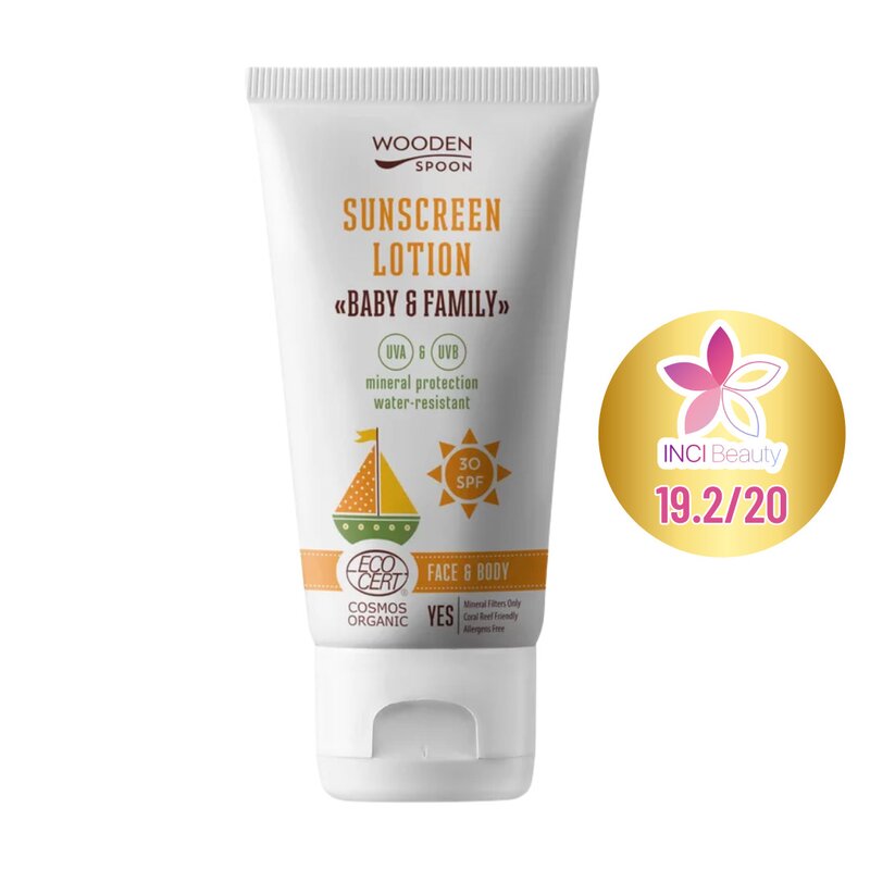Lotiune protectie solara spf 30 ecologic 150ml Wooden Spoon