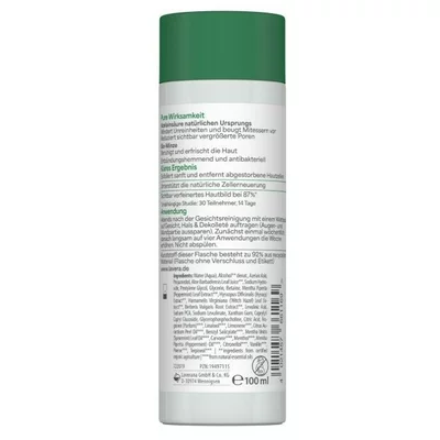 Lotiune purificatoare cu 5% acid azelaic si menta Pure Beauty 100ml Lavera