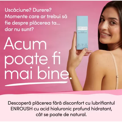 Lubrifiant cu acid hialuronic, 100 ml, Enroush