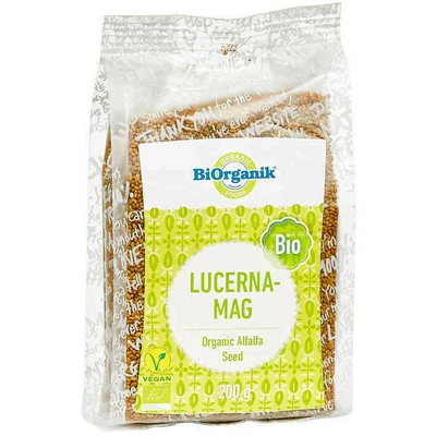Lucerna (alfalfa) seminte pentru germinat bio 200g Biorganik PRET REDUS