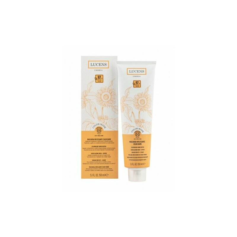 Masca nuantatoare cupru, 150ml, Lucens Umbria