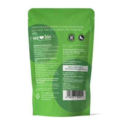 Matcha pudra bio 60g Obio