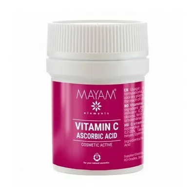 Vitamina C (acid ascorbic), 25gr, Mayam PROMO