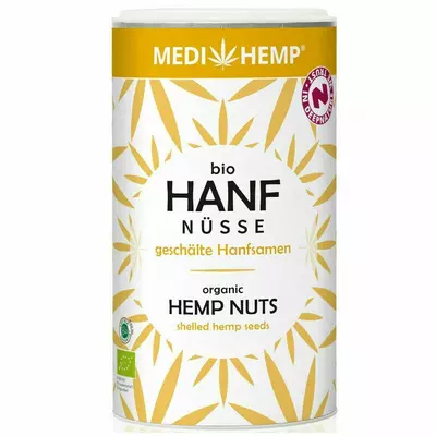 Seminte de canepa decorticate bio, 250g, Medihemp PROMO