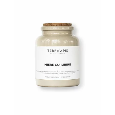 MIERE CU IUBIRE, naturala, 400g, Terra Apis