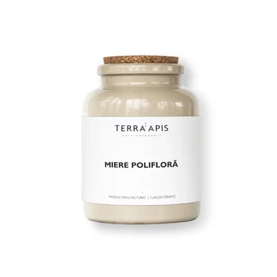 MIERE POLIFLORA, naturala, 400g, Terra Apis