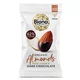 Migdale sarate invelite in ciocolata neagra bio 30g Biona
