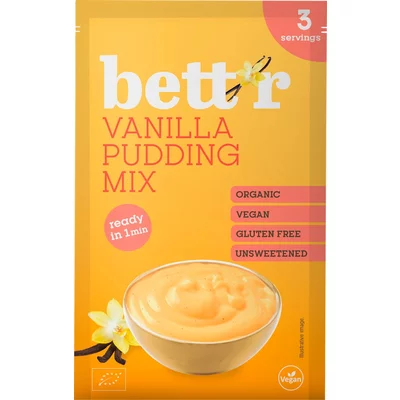 Mix pentru budinca cu vanilie bio 30g Bettr