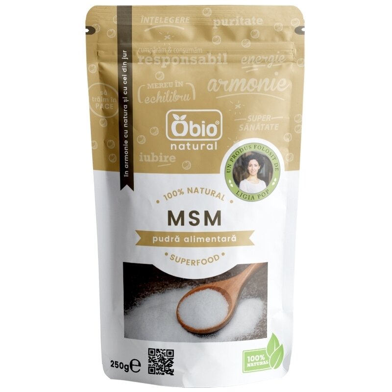 Msm pudra, 250g - obio
