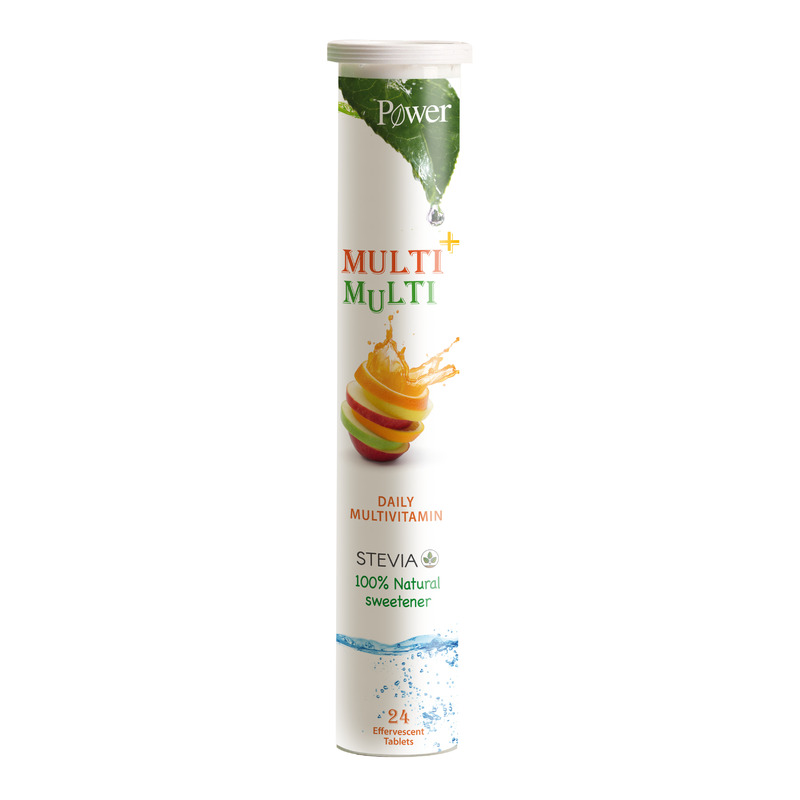 Multi + multi cu stevie, 24 tablete efervescente, power of nature