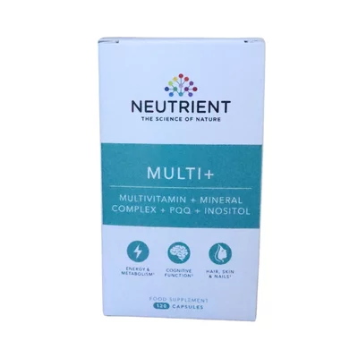 Multi+ Multivitamine, Minerale si PQQ. (120 capsule), Neutrient