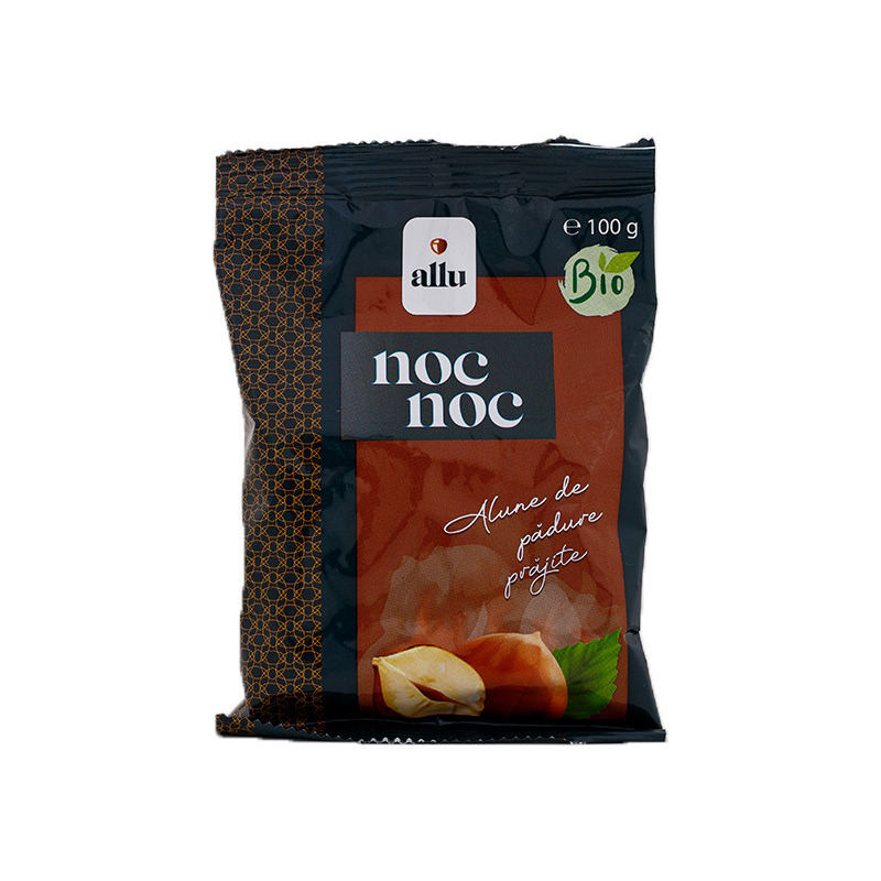 Noc noc - alune de padure prajite, eco, 100g, allu