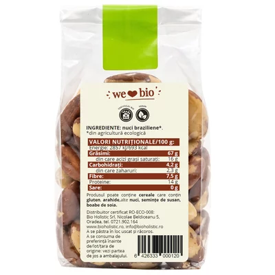 Nuci braziliene bio 250g Obio