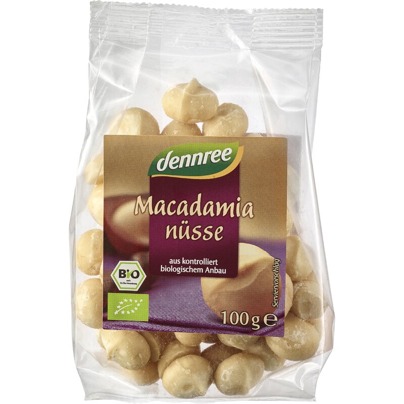 Nuci macadamia bio 100g dennree