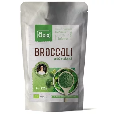 Broccoli pudra bio, 125g - Obio - PRET REDUS