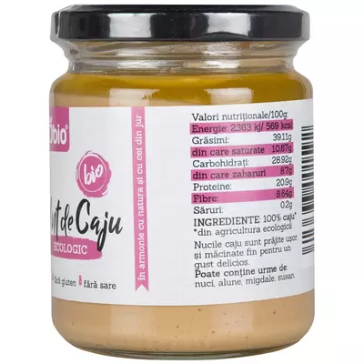 Crema de caju eco, 250g - Obio - PRET REDUS