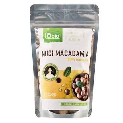 Nuci macadamia eco 250g Obio PROMO