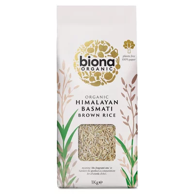 Orez basmati brun bio 1kg Biona PRET REDUS