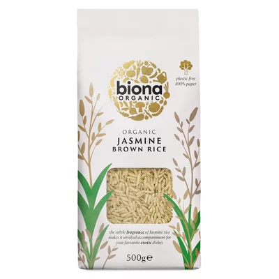 Orez Jasmin brun, bio, 500g, Biona PRET REDUS