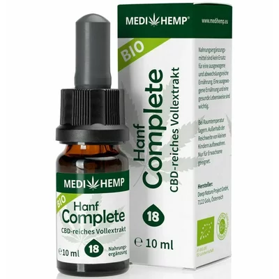 Hemp Complete 18% CBD bio, 10ml Medihemp