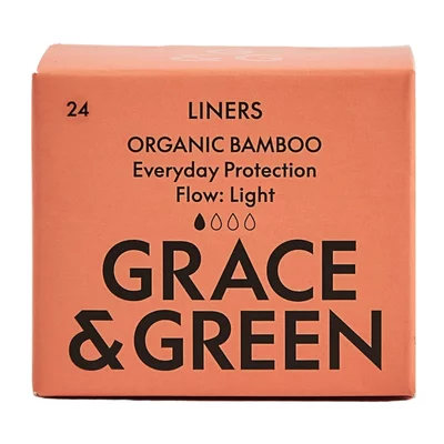 Panty liners din bambus organic (24 buc), Grace and Green