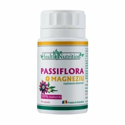 Passiflora cu Magneziu, 90cps - Health Nutrition