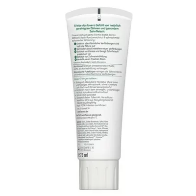 Pasta de dinti pentru albire cu ulei de cocos si minerale Sensitive Whitening 75ml Lavera