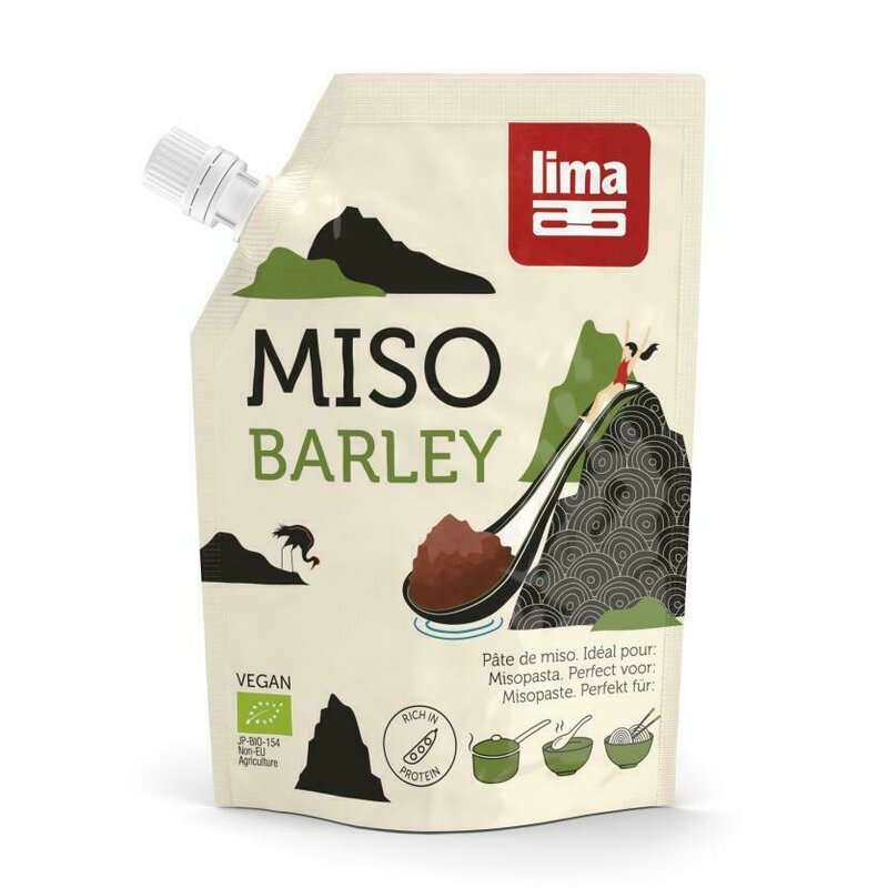 Pasta miso de orz si soia bio 300g lima