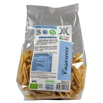 Paste casarecce din orez integral bio 250g Marchesato