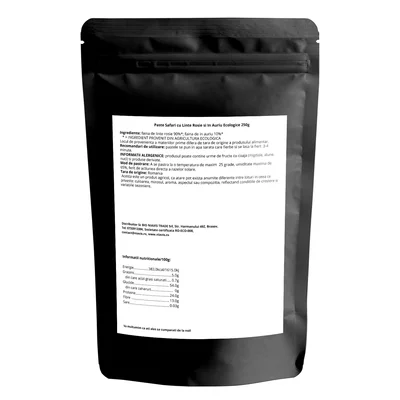 Paste Safari cu Linte Rosie si In Auriu Pentru Copii, eco, 250g, Niavis