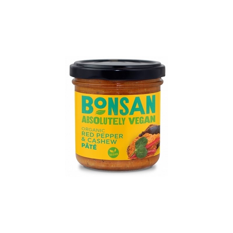 Crema tartinabila cu ardei rosu si caju bio 130g bonsan