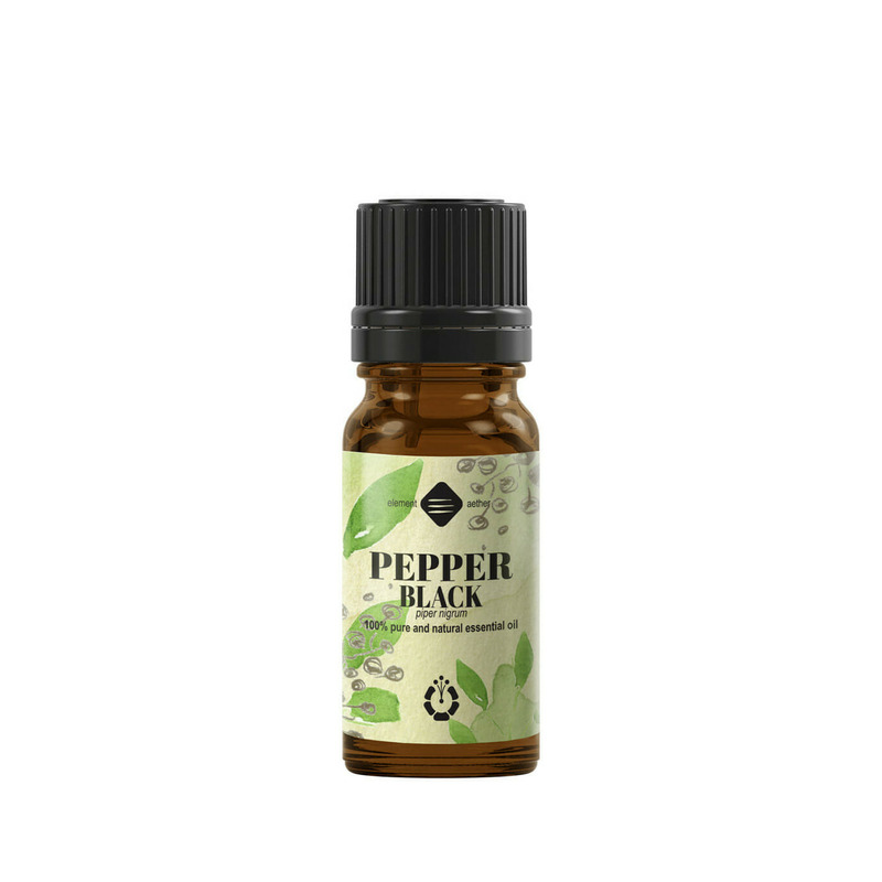 Ulei esential de piper negru, 10 ml, ellemental