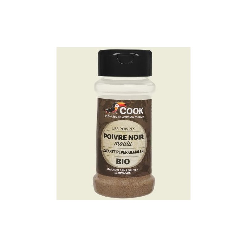 Piper Negru Macinat Bio 45g Cook