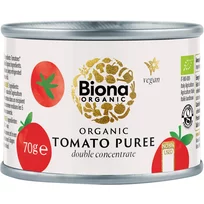 Piure de rosii dublu concentrat bio 70g Biona