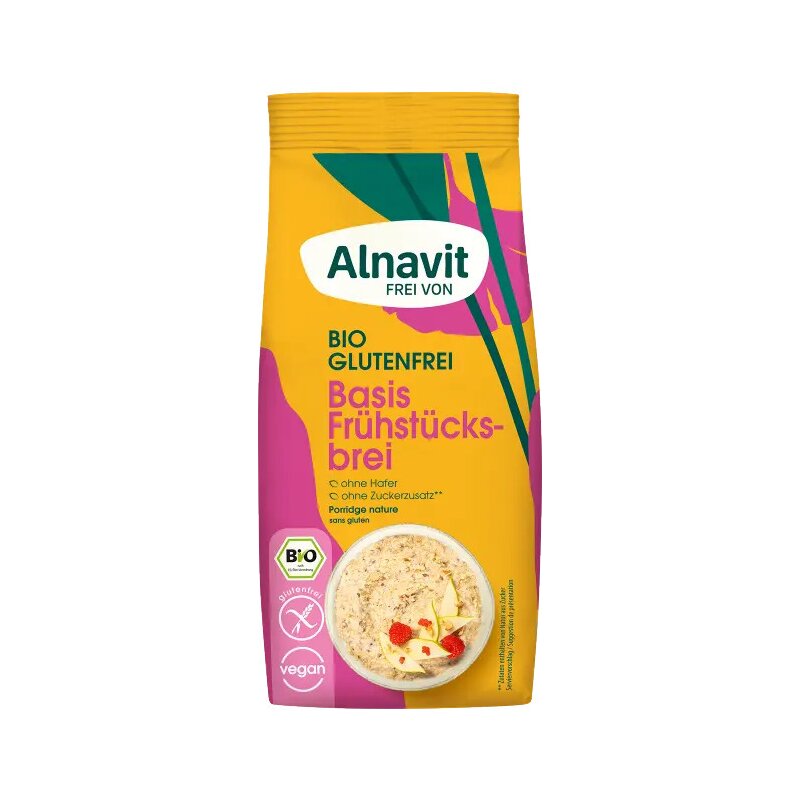 Porridge mix fara gluten, bio, 250g alnavit
