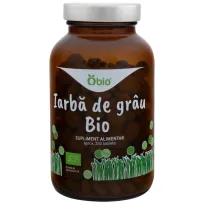 Iarba de grau, bio, 250 tablete (125g), Obio PRET REDUS