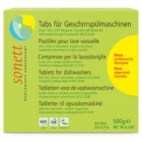 Tablete pentru masina de spalat vase ecologice 25buc x 20g 500g Sonett