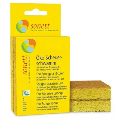 Burete pentru vase abraziv ecologic 2buc Sonett
