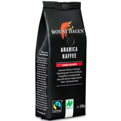 Cafea boabe 100% arabica bio 250g Mount Hagen